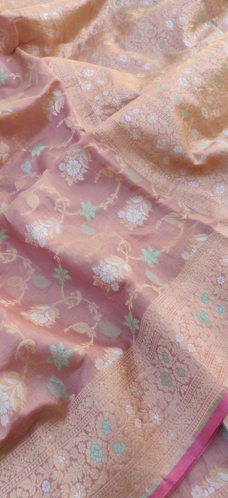 meenakari jaal saree